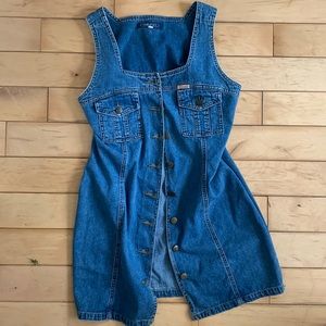 VINTAGE Bluenotes jeanswear denim mini dress